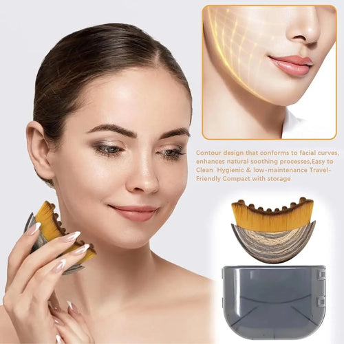 Cepillo de Masaje Facial – Contorno de Rostro y Mandíbula